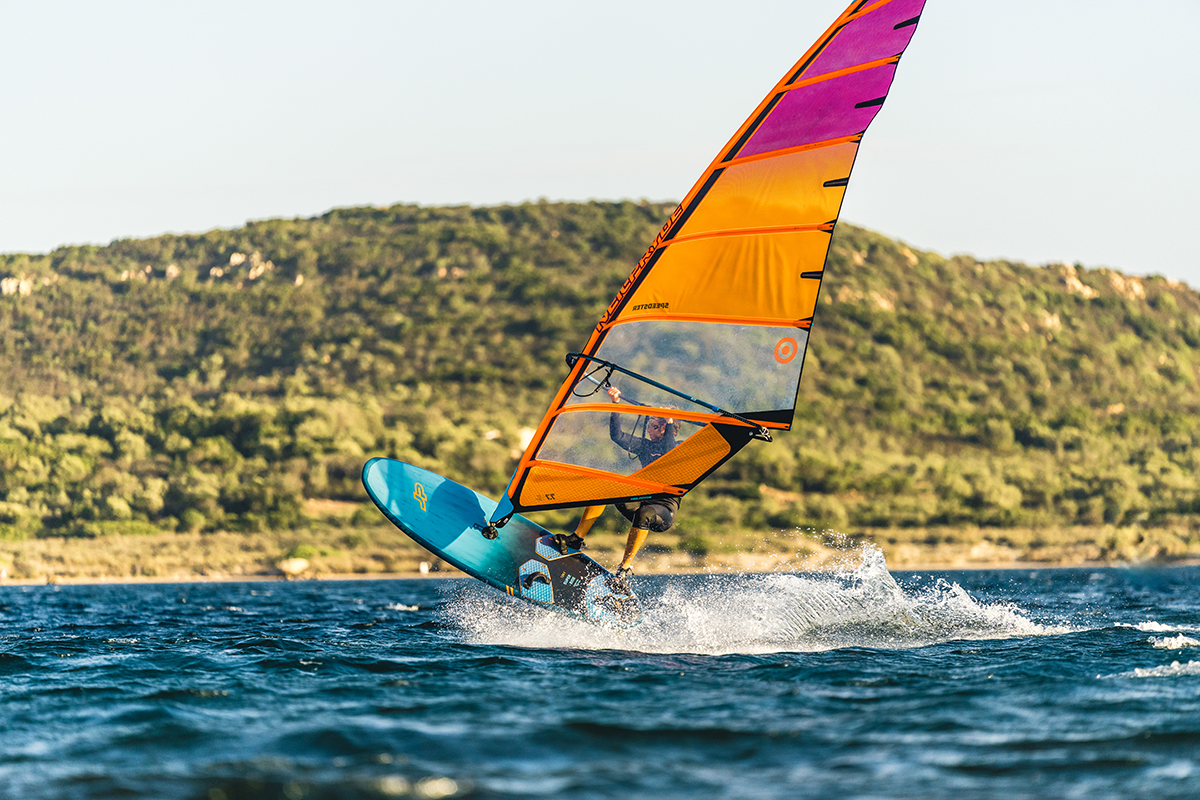 speedster 2024 model sails neilpryde  orange sails